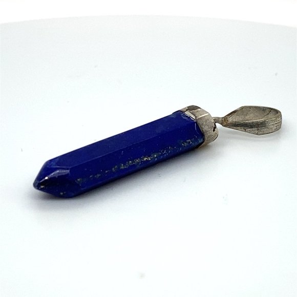 Lapis Lazuli 19.95ct Solid 925 Sterling Silver Pendant - Picture 4 of 7
